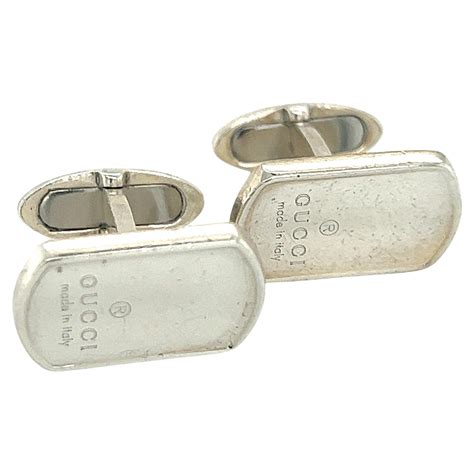 gucci mens rings silver|Gucci men cufflinks.